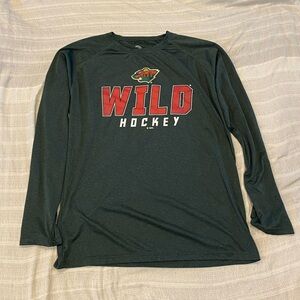 NHL Dark Green Crew Neck Shirt